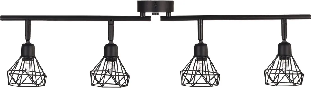Éclairer les Zones Sombres avec le Spot de Plafond Noir 4 Points