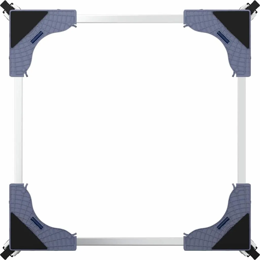 Support de lave-linge surélevé Gris 66x66 cm avec base stable renforcée - 7