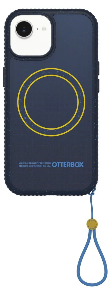 Protection iPhone 17e OtterBox Sole antichoc en silicone bleu mat