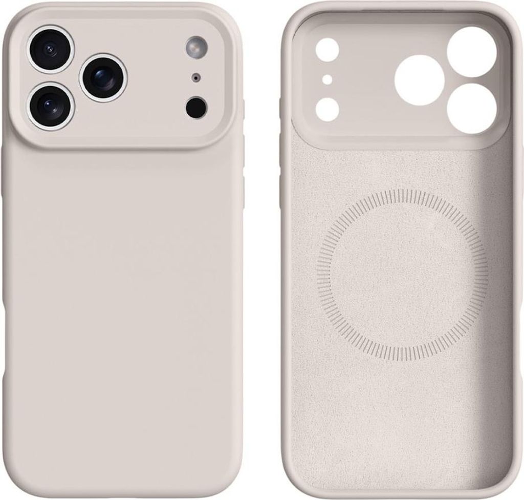 iPhone 17 Pro Hülle - Coverup Colour TPU Back Cover - MagSafe-kompatibel - Ecru