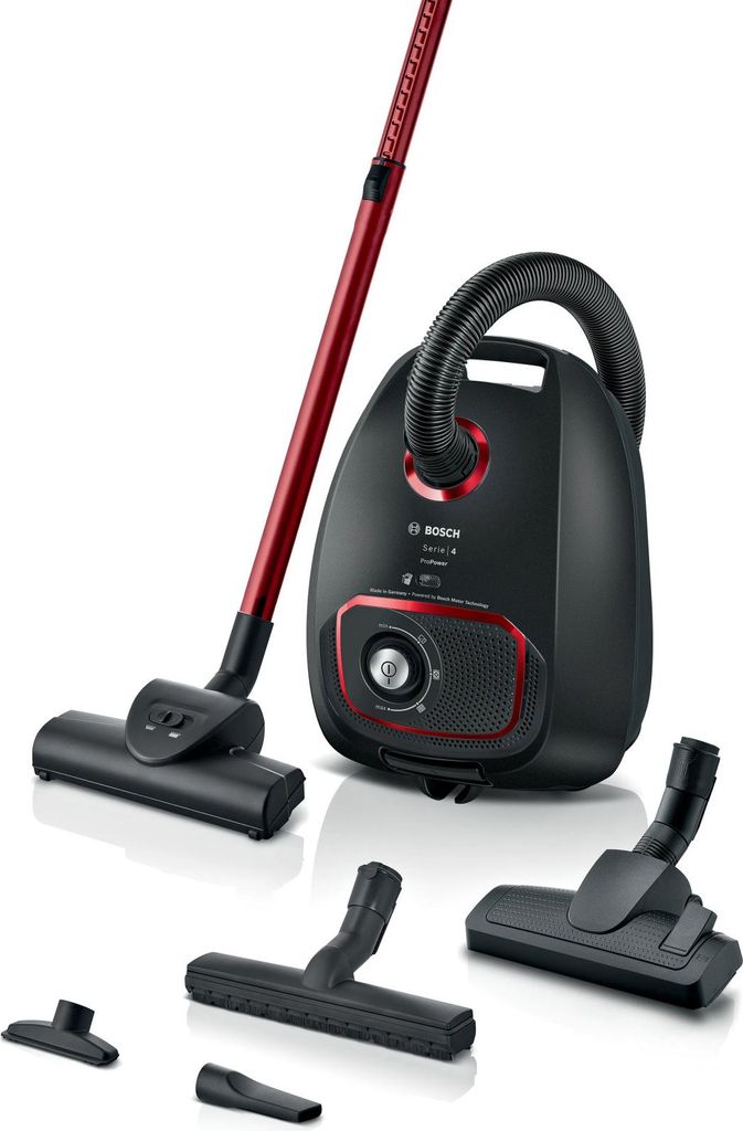 Bosch Serie 4 BGL41POW2H Staubsauger 4 l Trommel-Vakuum Trocken 850 W Staubbeutel