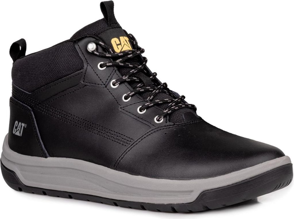 Caterpillar APA Cush Sport Lederstiefel, Schwarz 43 EU