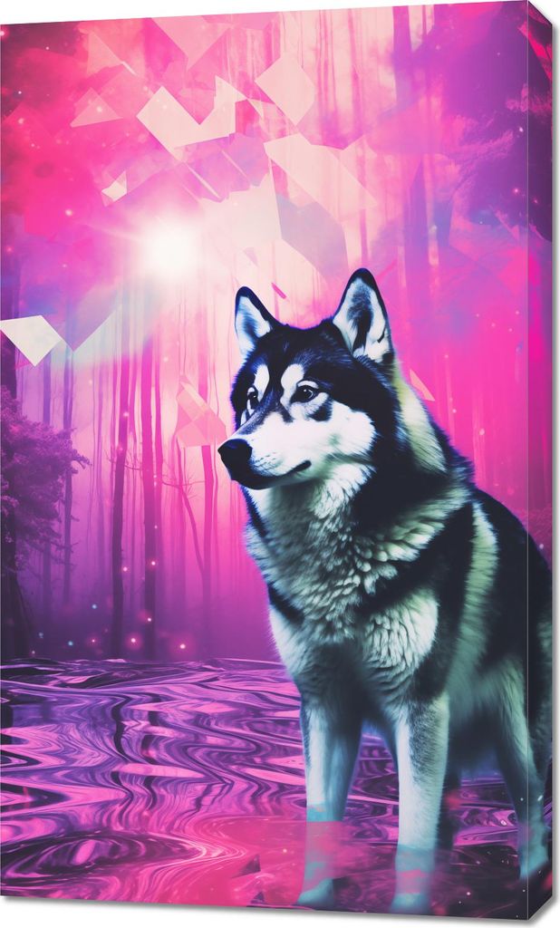Bild 60x100cm Wolfgeist