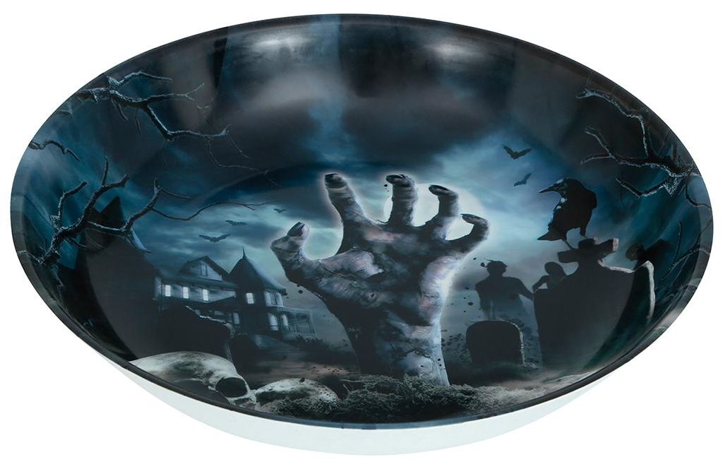 Zombie Friedhof Trick or Treat Schale für Halloween Produktbild 