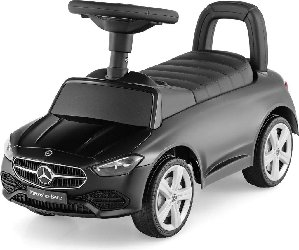 Porteur voiture jouet sous licence pour enfant avec volant directionnel