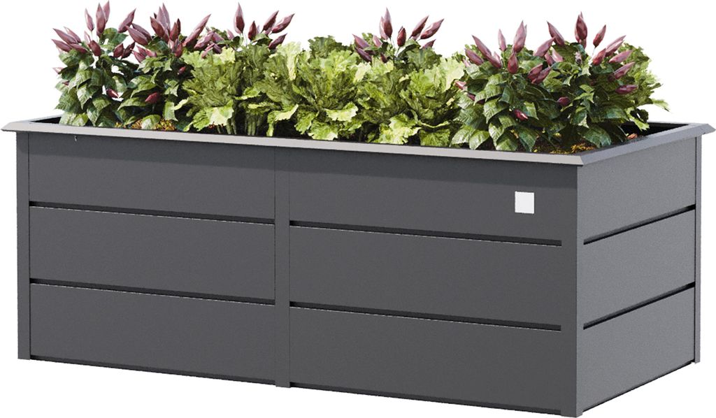 PRIMEYARD LILLY Bac surélevé acier galvanisé 175x75x78 cm - Image du produit 