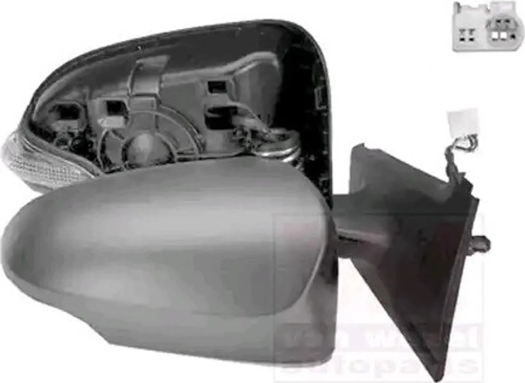 VAN WEZEL 5437816 Rétroviseur droit pour TOYOTA Yaris P13 apprêté