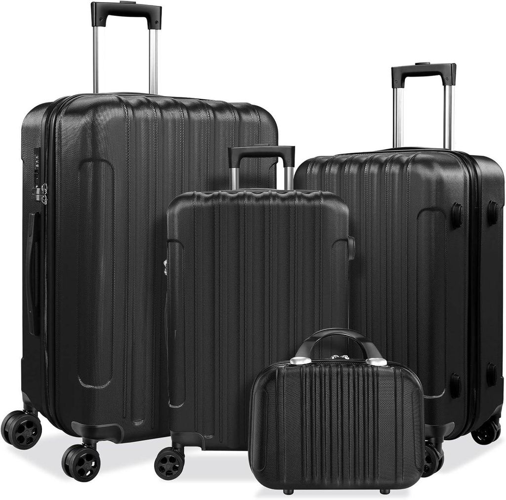 Kofferset 4-teilig Hartschale Reisekoffer Set mit Produktbild 