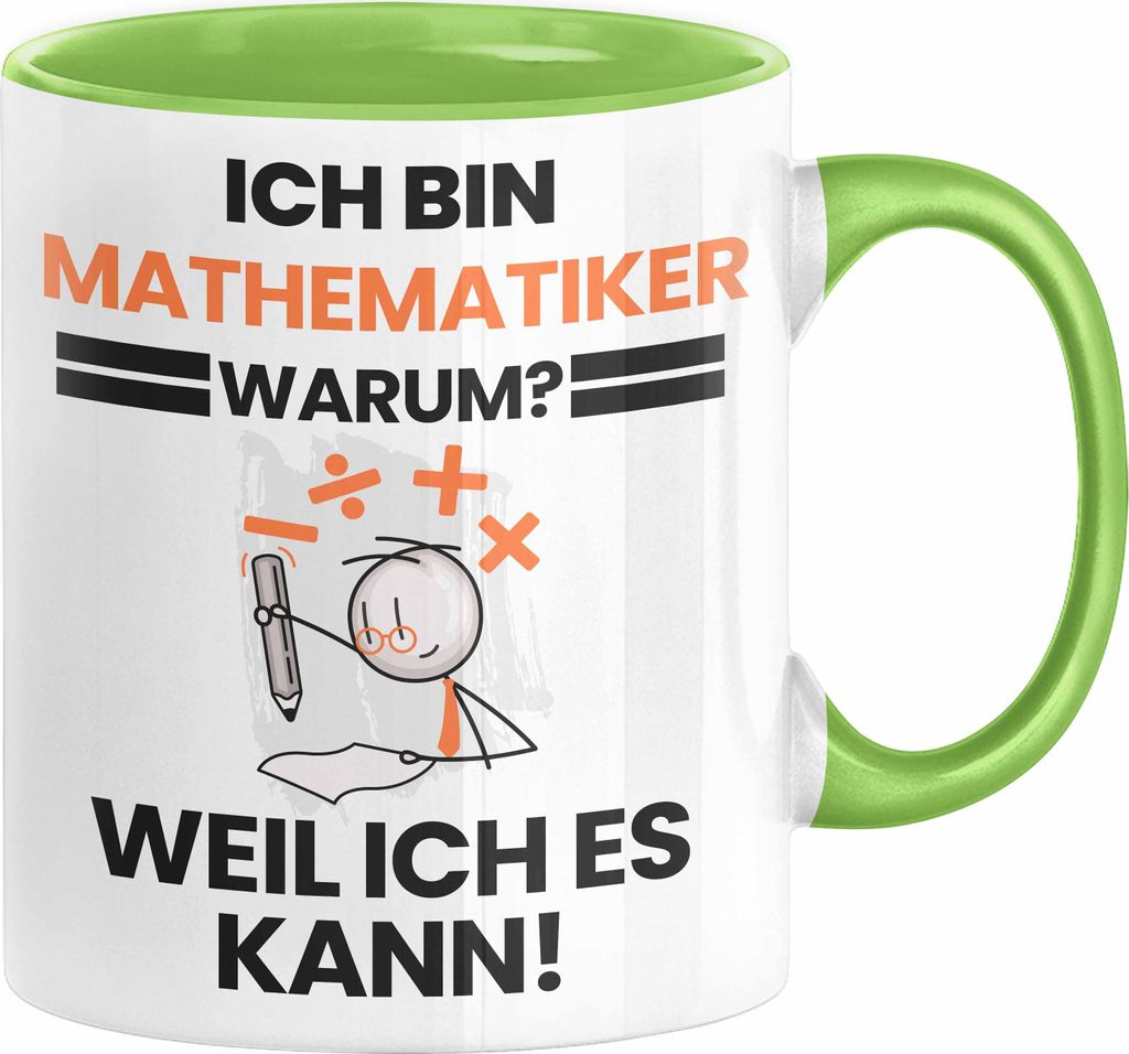 Mathematiker Geschenk Tasse Lustiger Spruch Ich Bin Mathematiker Warum Weil Ich Es Kann Geschenkidee Bester Mathematiker Geburtstag Kaffee-Becher (...