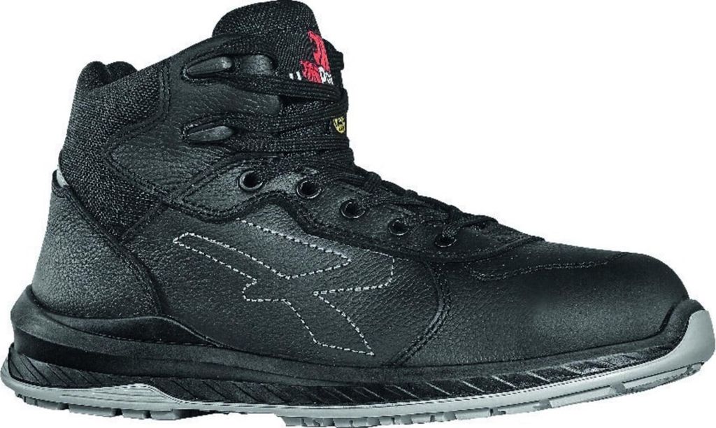 U-POWER Schnürstiefel Scuro Grip S3, Größe 47, Schutzstufe:S3, Größe:45, Farbe:schwarz, Weite:nv