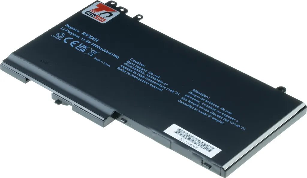 Batteria T6 Power per Dell Latitude 3150, Li-Poly, 11,4 V, 3600 mAh (41 Wh), nero
