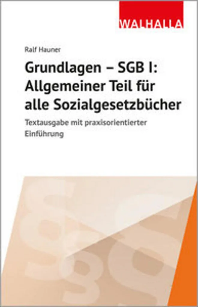 Livre Grundlagen SGB I : Guide du Code Social Allemand pour Juristes