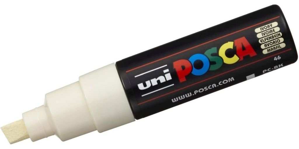 uni-ball Pigmentmarker POSCA PC-8K, elfenbein Immagine del prodotto 