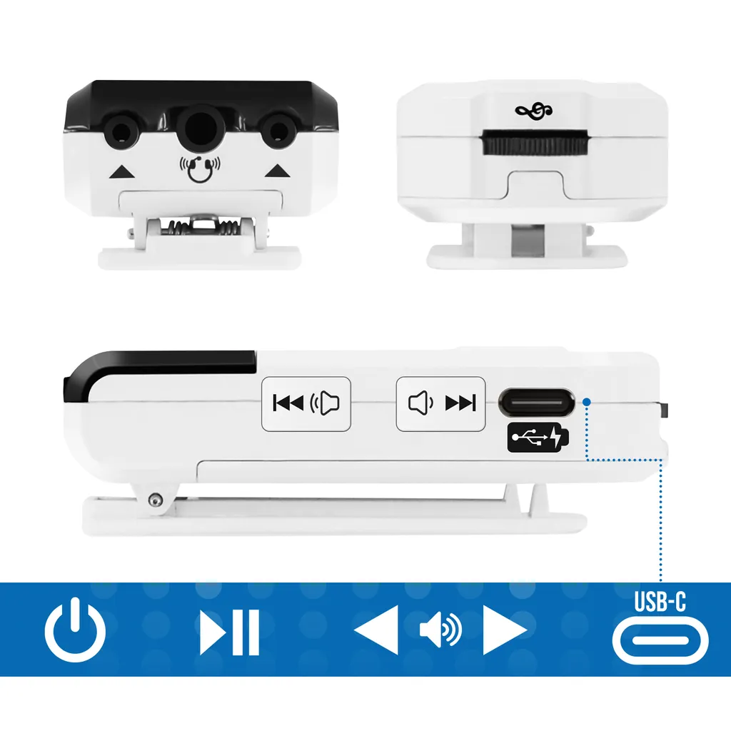 Assistant d'écoute nomade Geemarc IBT10 Amplificateur sonore 30dB Blanc