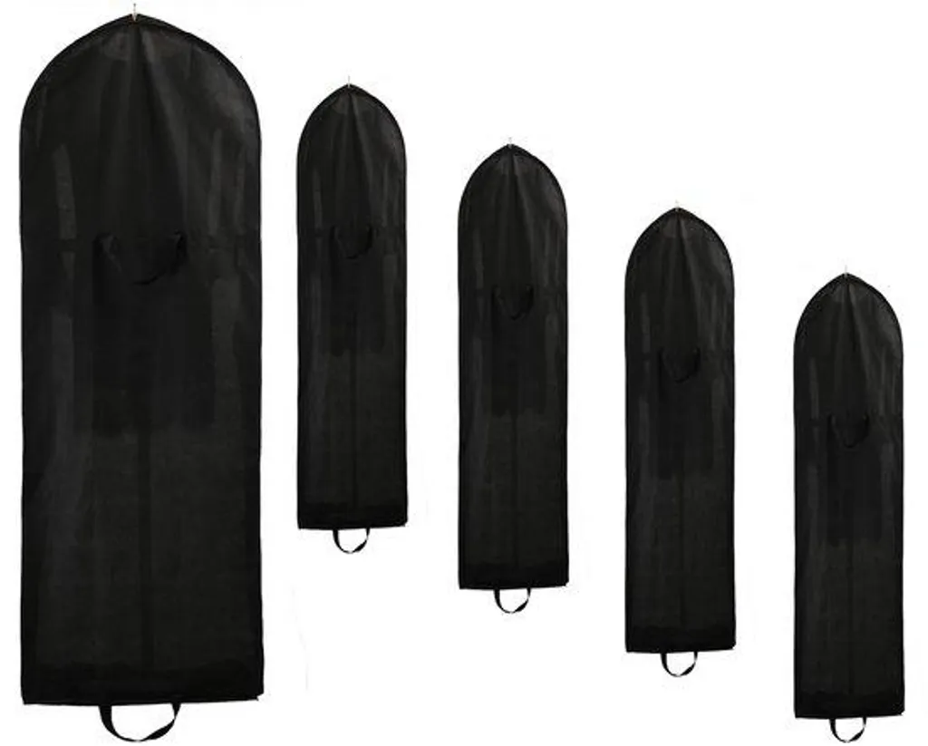 Housse de protection vêtements 150 cm pliable - Lot de 5 sacs de transport