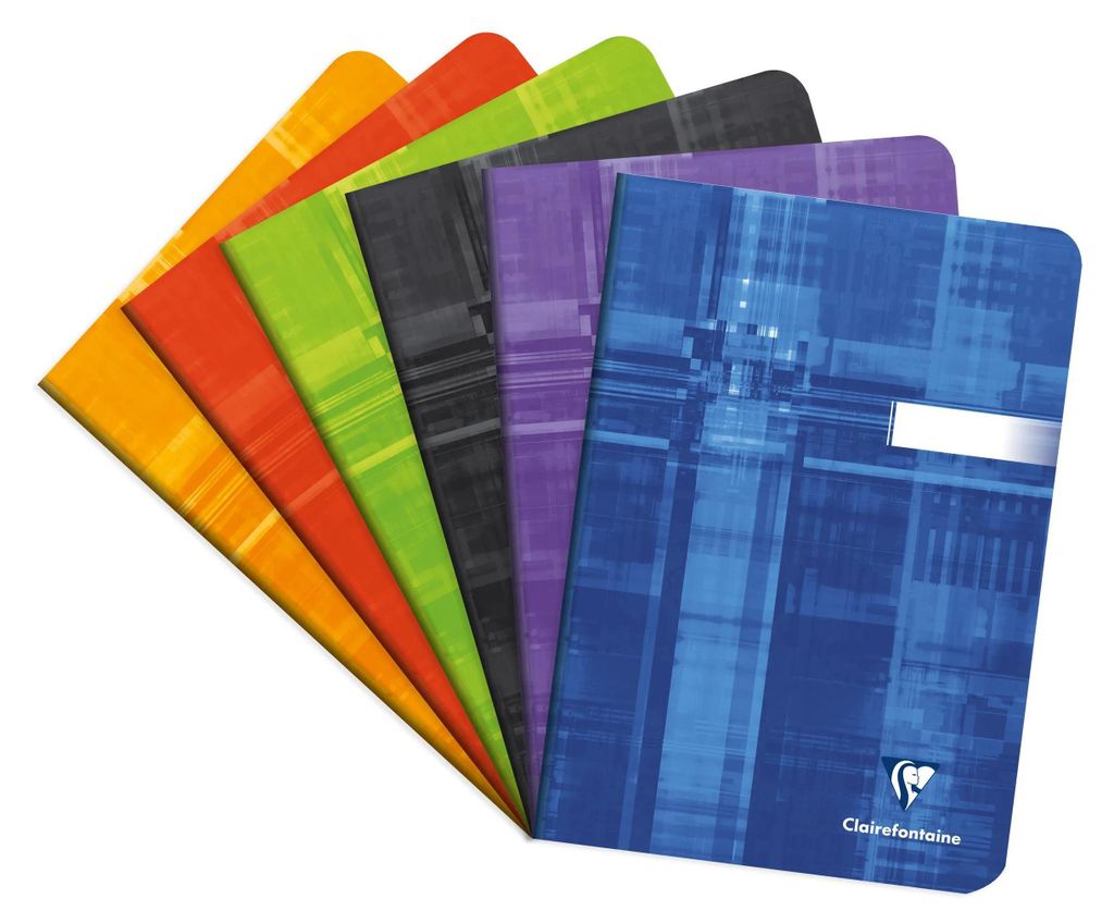 Clairefontaine 10x Heft A5, 48 Blatt kariert 90g - Sortiert Produktbild 