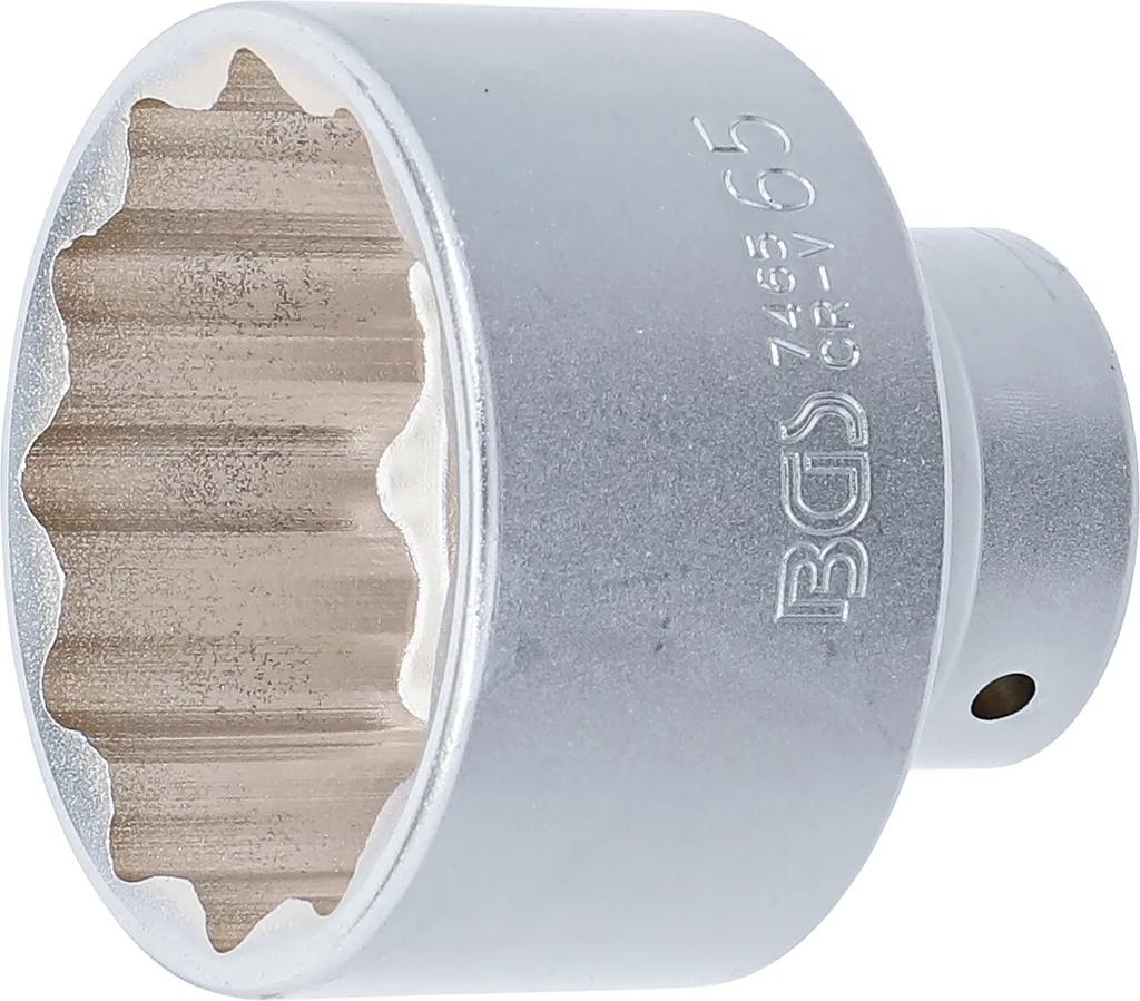 BGS 7465 Chiave a Bussola 65mm 3/4 Dodicagonale Professionale Acciaio CV