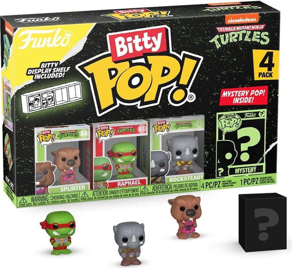 Funko Teenage Mutant Ninja Turtles Bitty POP! Vinyl Figuren Produktbild 