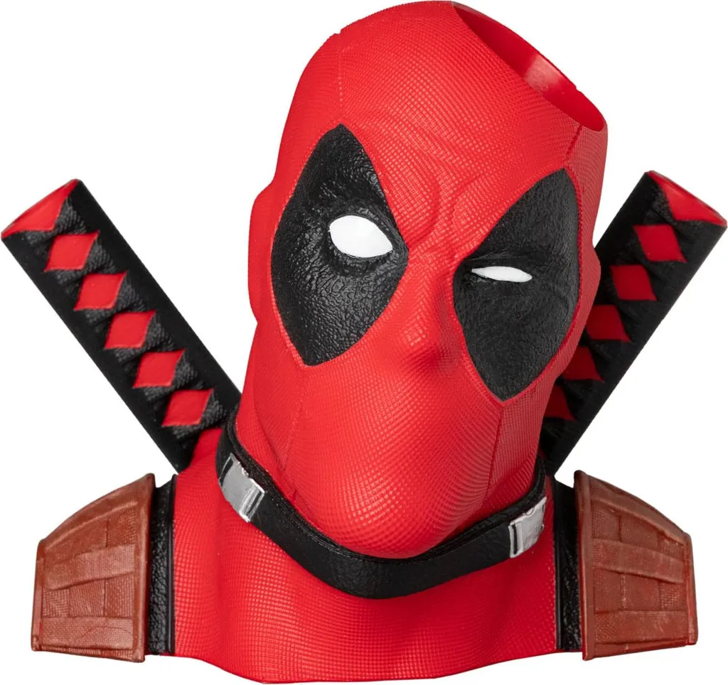 Erik Deadpool Pot à Crayons Premium Marvel - Accessoire Bureau Officiel