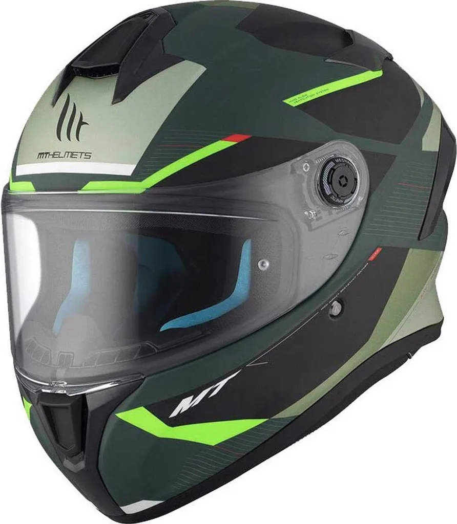 Casque intégral Mt Helmets Targo S Kay Vert M - Fini la buée et le bruit