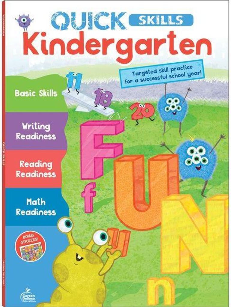 Quick Skills Kindergarten Workbook