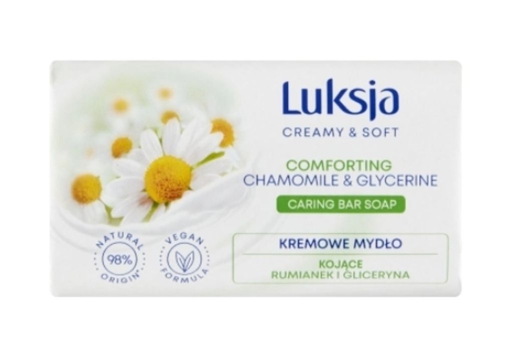 LUKSJA N 90G Kremowe Mydło Toaletowe Rumianek i Gliceryna