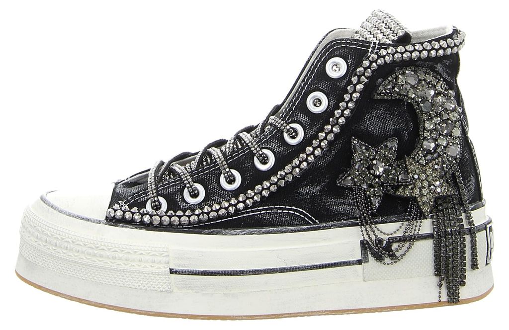 Nan-Ku Plateau Schnürschuhe Damen 31393132303933 Schwarz 37 EU