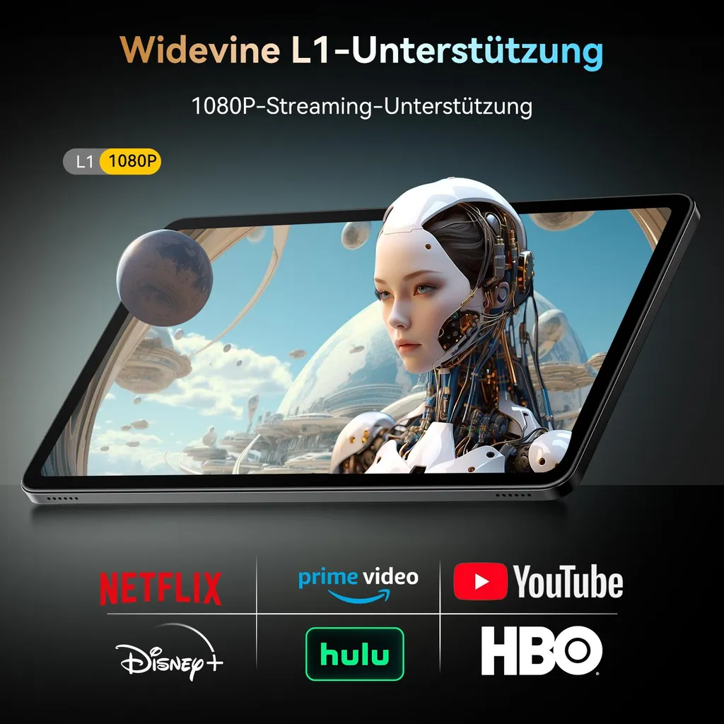 Tablette Tactile FHD Blackview Mega2 11,97'' Android 15 Dual 4G - 9