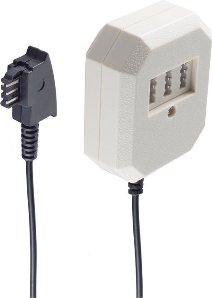 shiverpeaks BASIC-S telefoonadapter, TAE F-connector Productafbeelding 