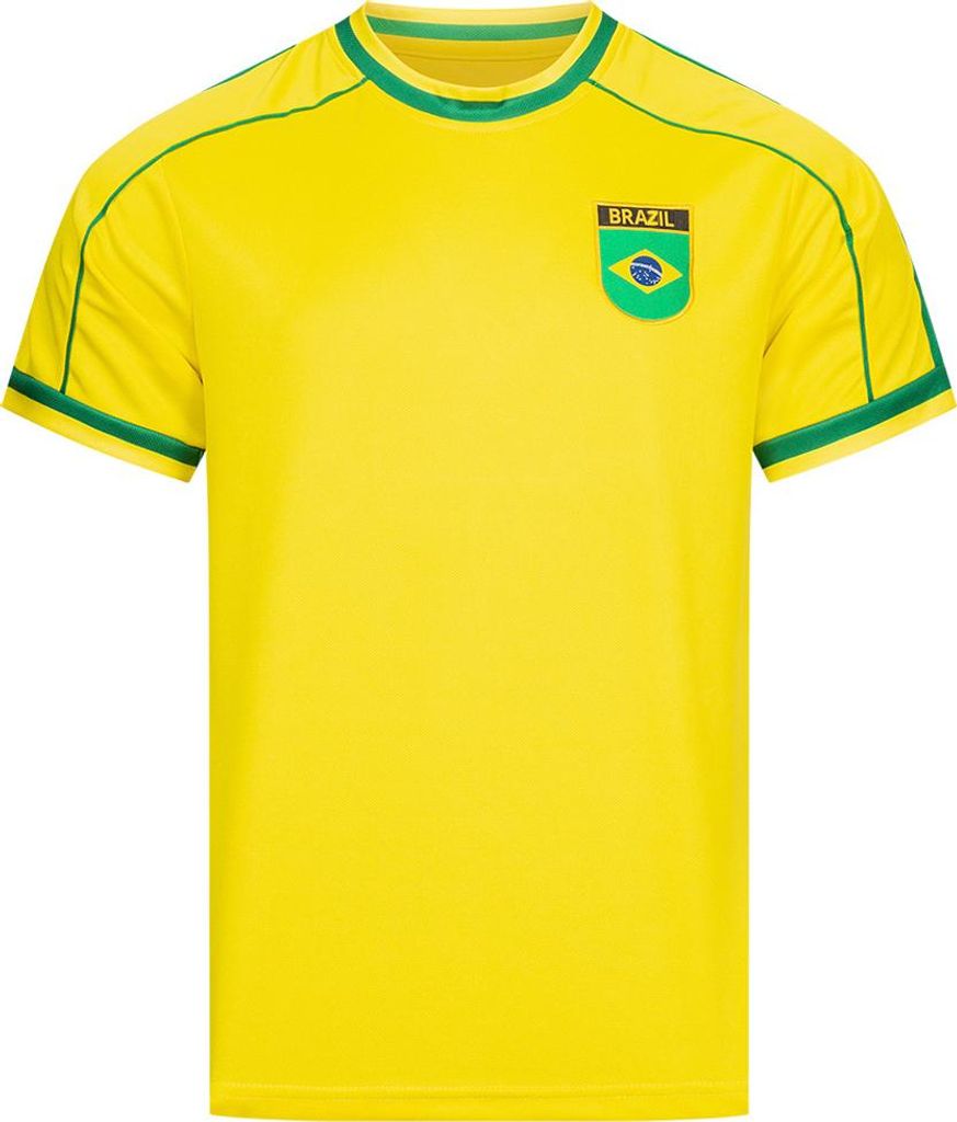 S JLX-335|Brasilien "Retro History" JELEX Herren Trikot