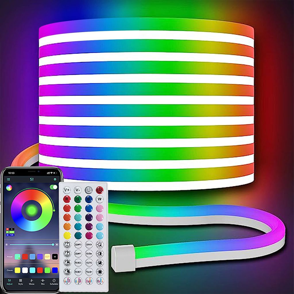 OKWISH Gaming LED neonová nástěnná lampa, neonové světlo, Obrázek produktu 