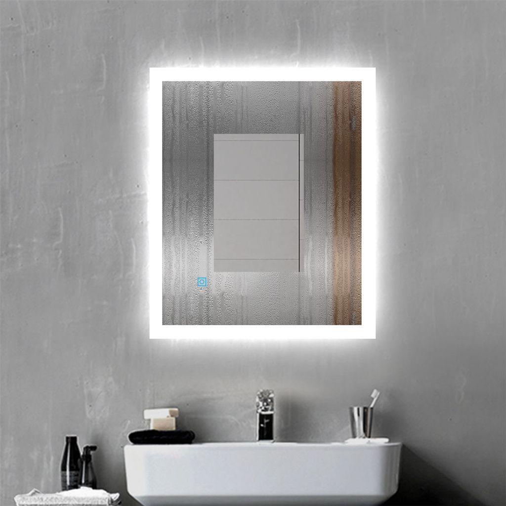 LED Badspiegel Badezimmerspiegel 60x50 mit