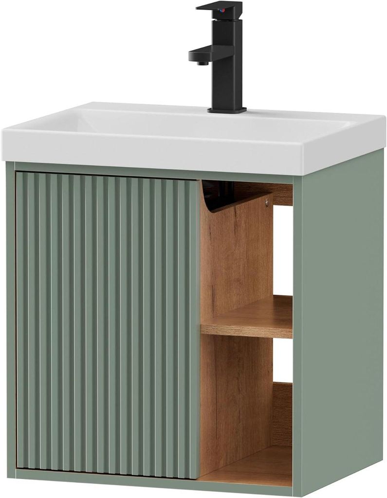 Lavabo con mobile sottolavabo - Lavabo sospeso - Piccolo Immagine del prodotto 