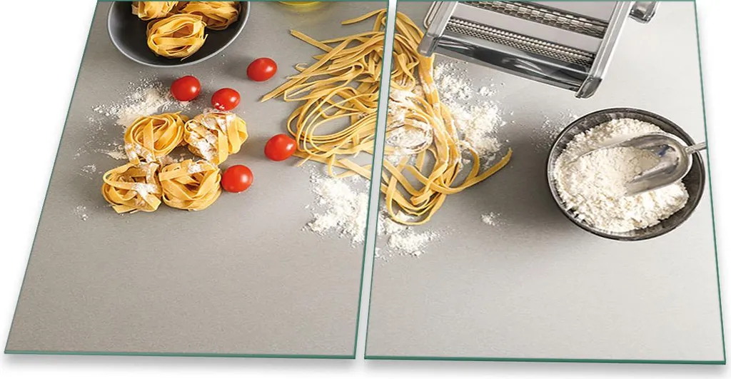 Protezione Piano Cottura Vetro Giallo 2 Pezzi 40x52 Universale Cucina