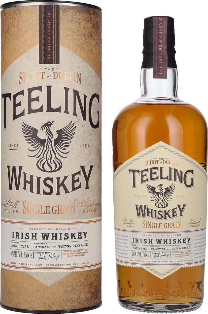 Teeling Whiskey SINGLE GRAIN Irish Whiskey Wine Cask 46% Image du produit 