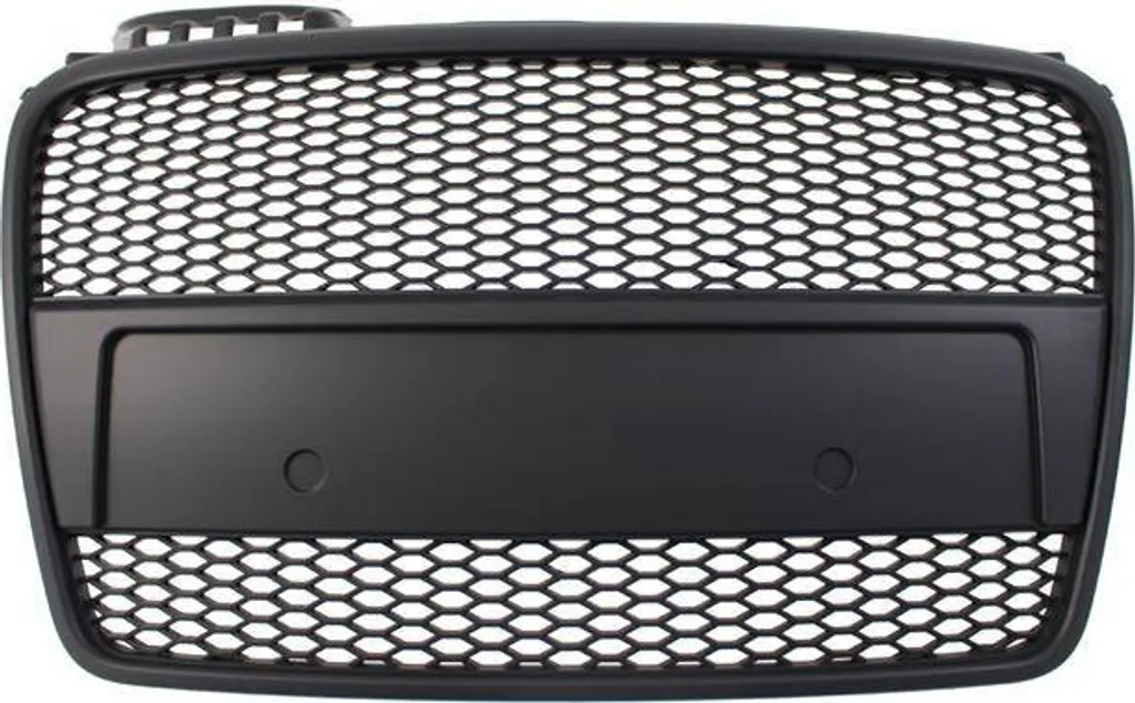 Calandre Audi A4 B7 noire look RS - Grille de radiateur nid d'abeille