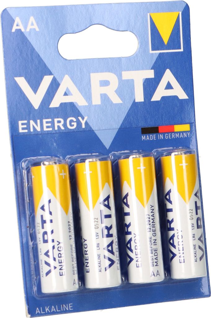 Varta Energy AA, Batéria na jedno použitie, AA, Alkalický, Obrázok produktu 