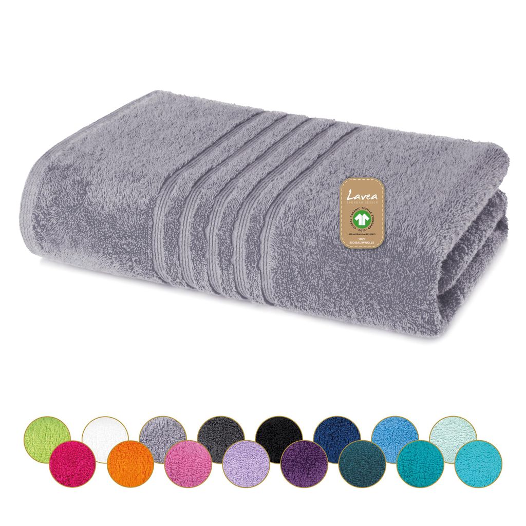 Lavea® Saunahandtuch XXL 80x220 cm, 100% Baumwolle, Damen, Produktbild 