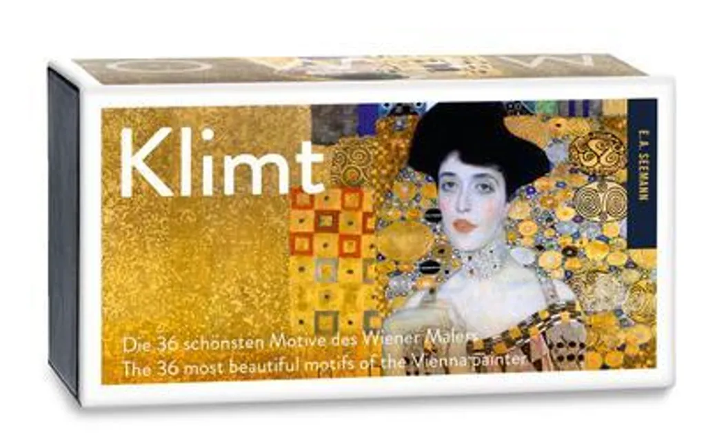 Klimt Memo Jeu d'Association Haut de Gamme avec Finition Satinée