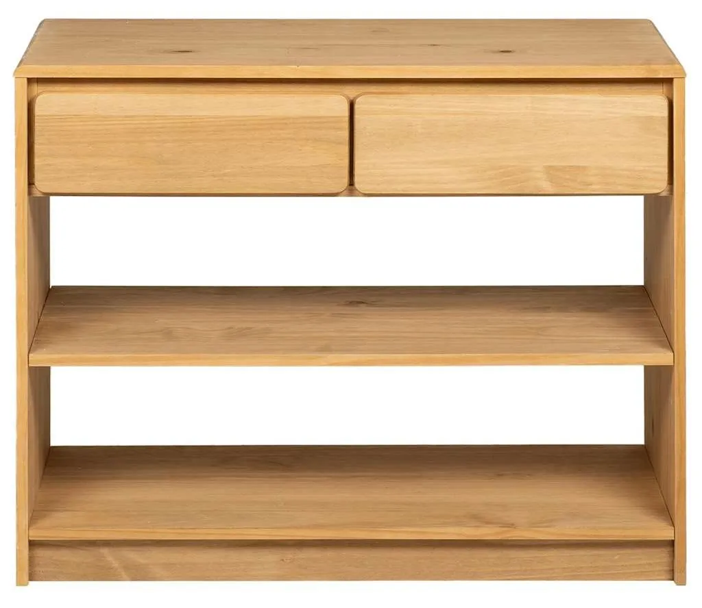 Table console SAUDA stable en pin : Solution gain de place chêne