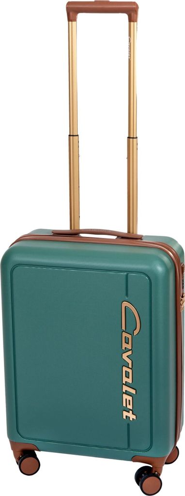 Handgepäck Trolley Koffer grün auf 4 Rollen Reisekoffer 55 cm Cavalet - BOWATEX