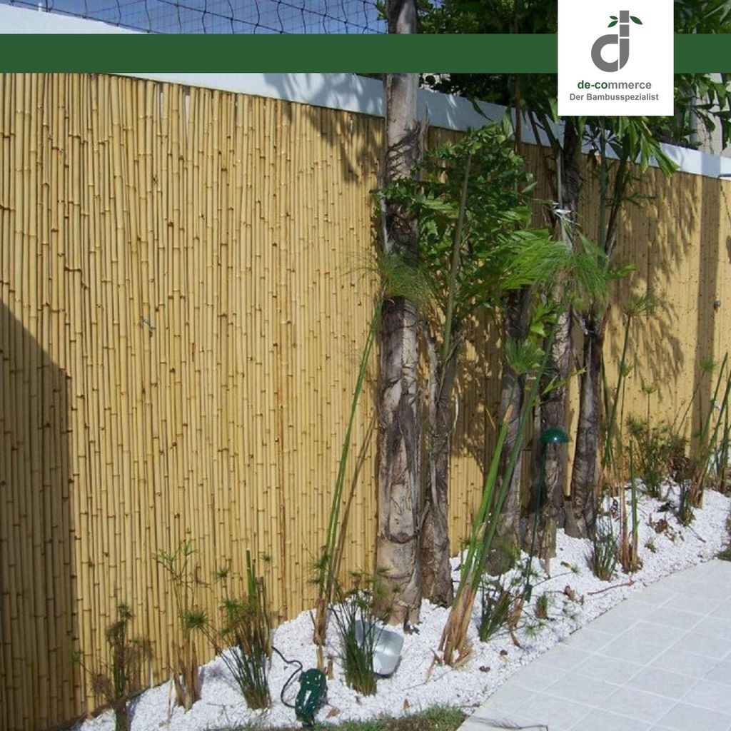 Bambus Sichtschutz BALI 180x180cm (HxL) Nature Bambus