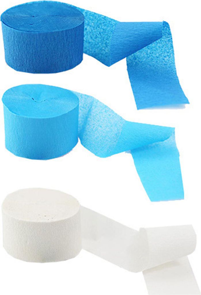 3 Roll Crepe Paper Cutter Crepe Paper Streamers Hintergrund Nachbildung für Hochzeit-E