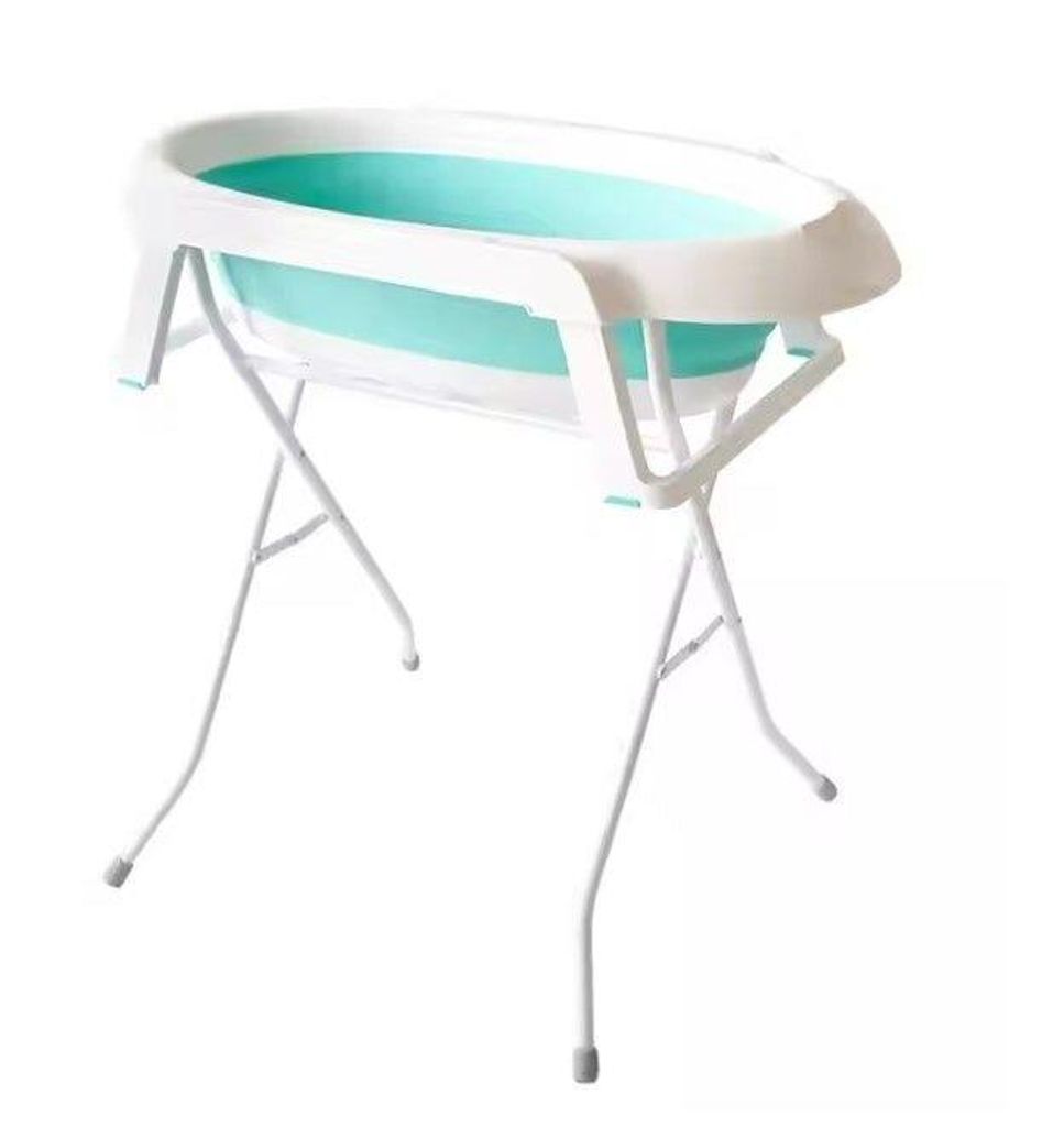 Hundebadewanne aus Kunststoff – faltbar – blau