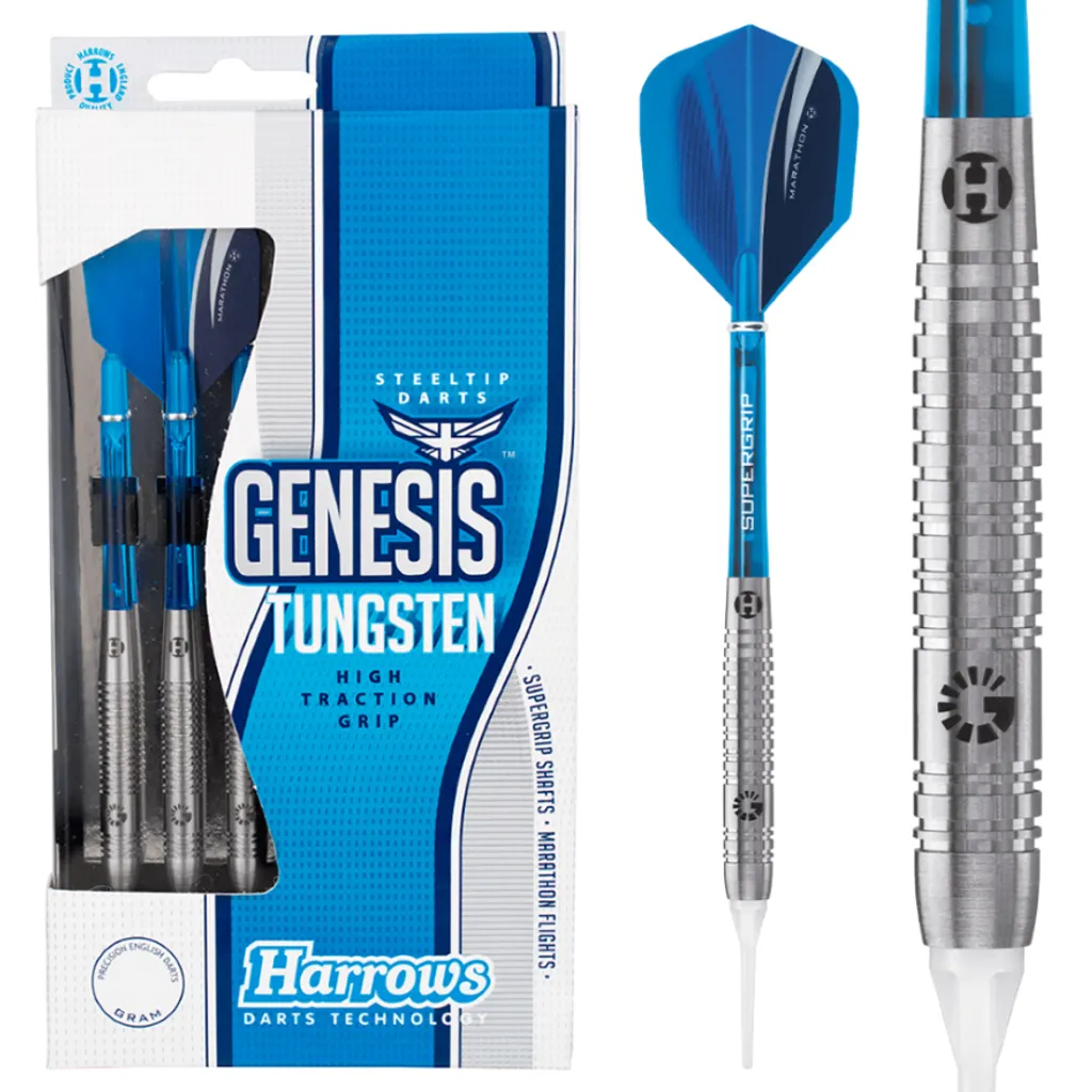 Fléchettes de compétition Harrows Genesis 16 G pour club et loisir