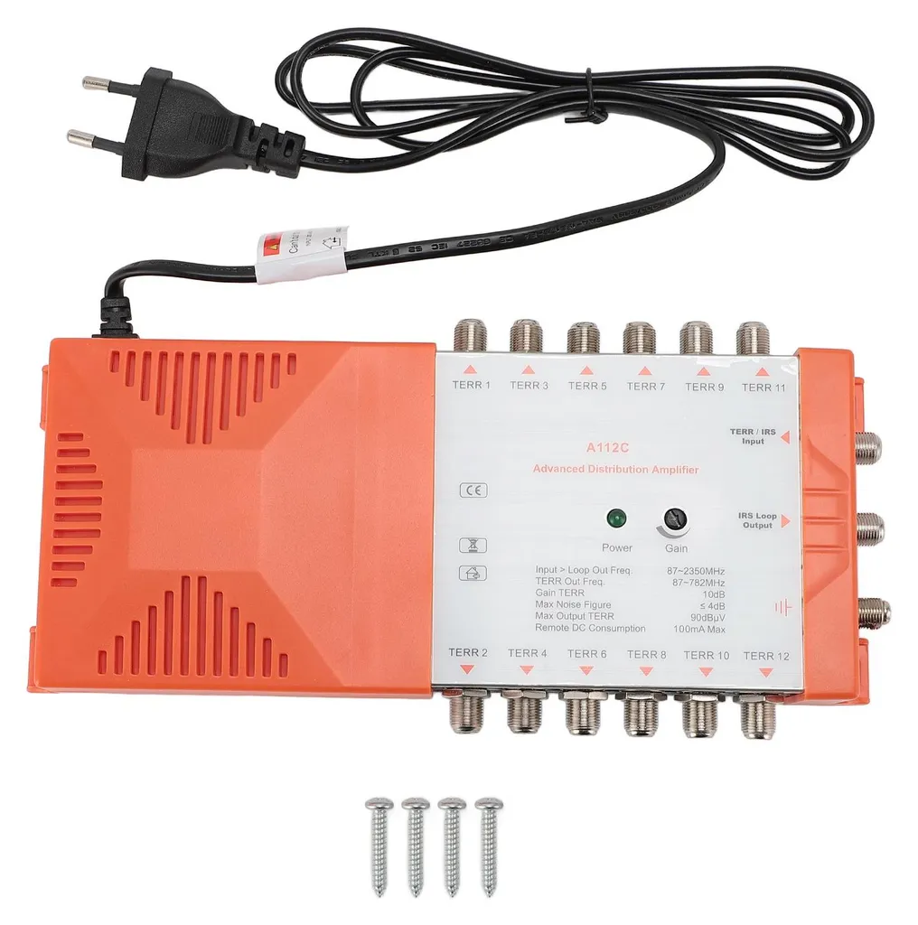 Amplificateur de distribution 12 canaux A112C avec filtre 4G LTE