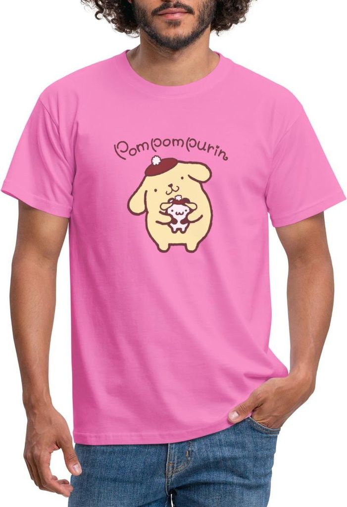 Spreadshirt Pompompurin & Muffin Verkleidet Männer T-Shirt, XL, Pink