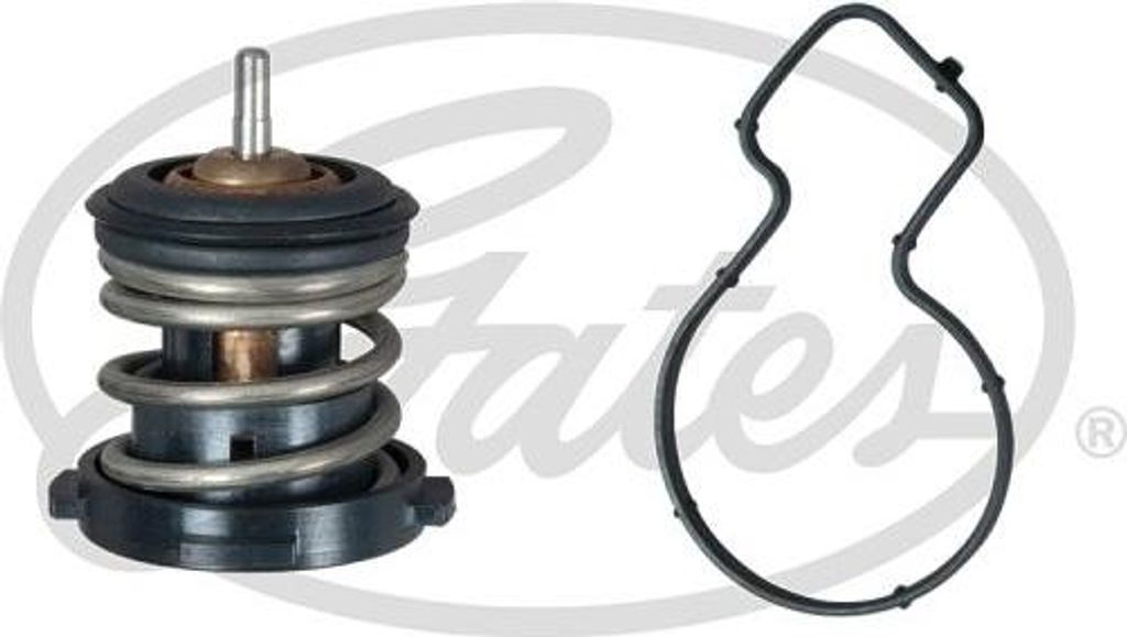 GATES TH59787G1 Thermostat, Kühlmittel OE 04E121113G kompatibel mit Touran, Tiguan, T-ROC, T-Cross, Sharan, Scirocco, Polo 6R, Passat 3BG, Passat ...