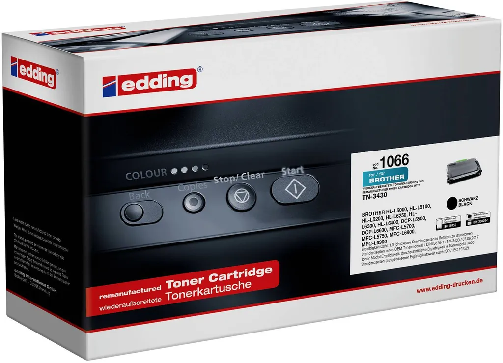 OFFERTA Toner Edding EDD-1066 Nero - Compatibile Brother 3000 Copie