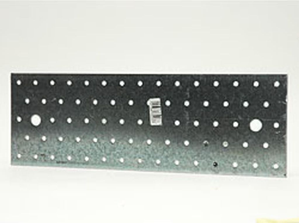 Robuste Lochplatte verzinkt 240x80x2mm – Vielseitige Flachverbinder für Bau & Handwerk, Silber 1 Stück